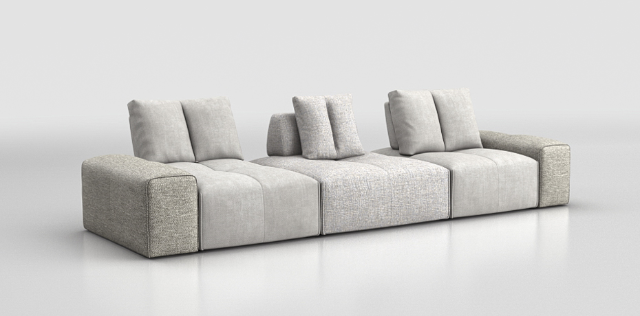 Roncolo - divano lineare componibile